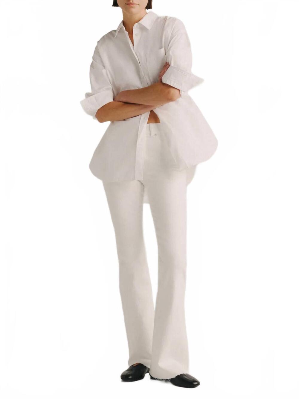 NEW DL1961 - WOMEN'S bridget high rise boot cut jeans in white
